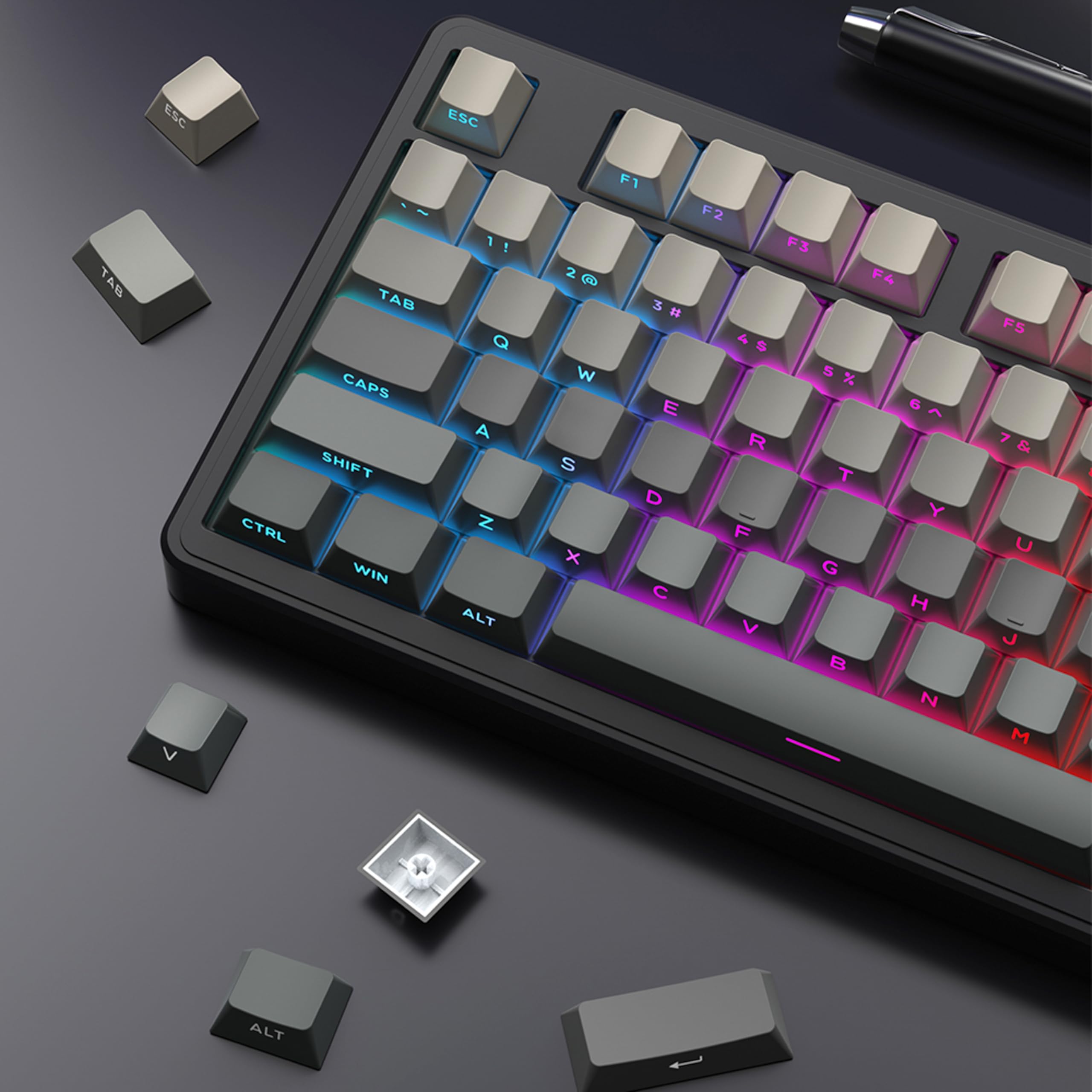 Amazon | SmackApe Impact 80 メカニカルキーボード 3WAY接続 無線